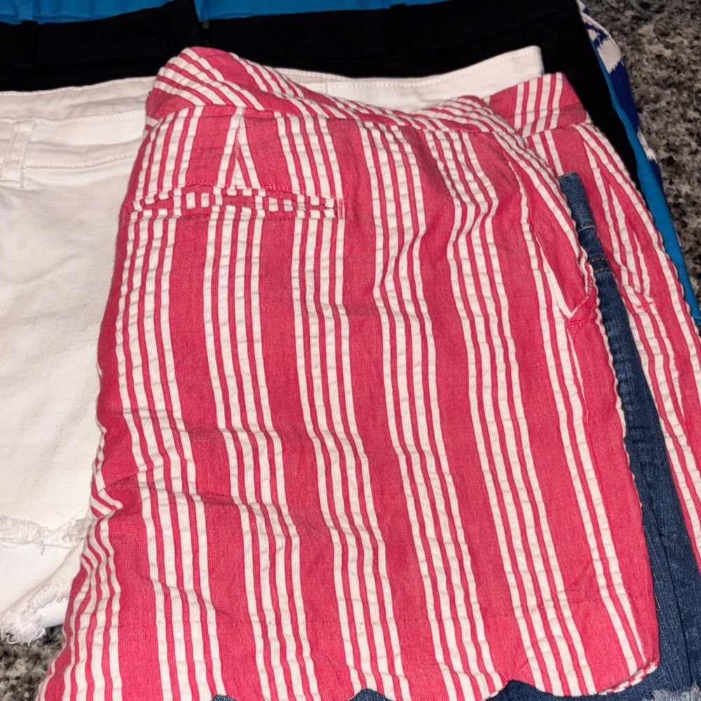 6 Pairs Denim Blue Women's Shorts - Picture 8 of 12